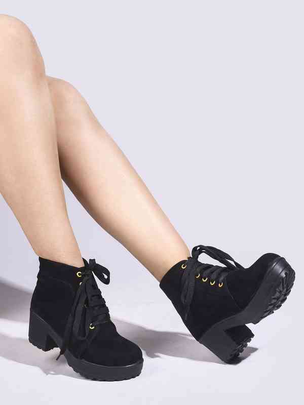 Knee Length Black Boots 138 418 Ht Ml - Buy Knee Length Black