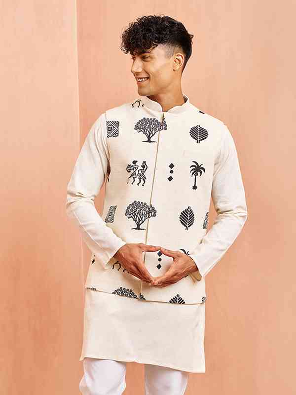 ジャケット・アウター Ethnic Embroided Design No Collar Jacket ZARA KHAKI ETHNIC EMBROIDERED JACKET BEADING DETAIL REF.7521