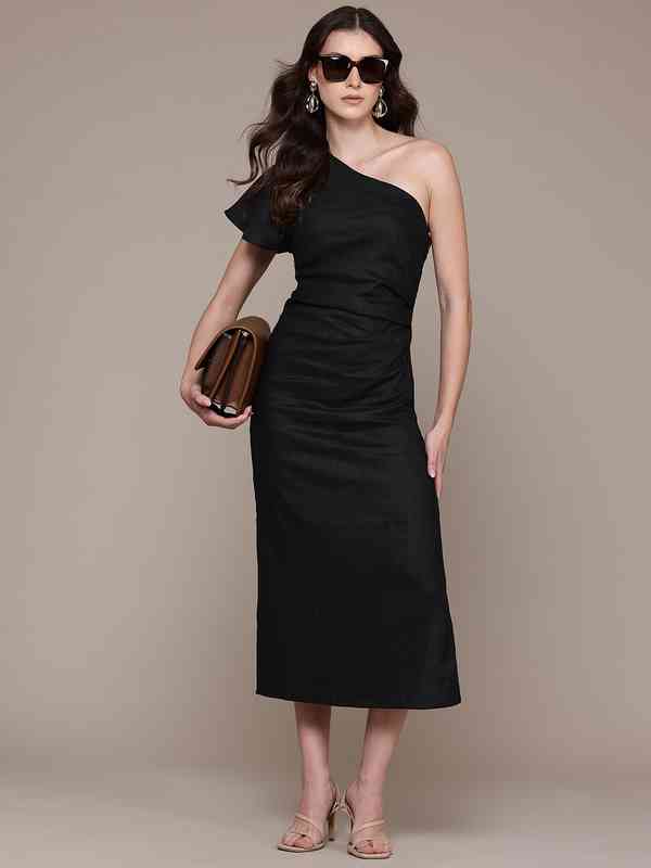 evening dresses formal gowns Ladivine - CD0192 Sheer Bishop Sleeve Gown