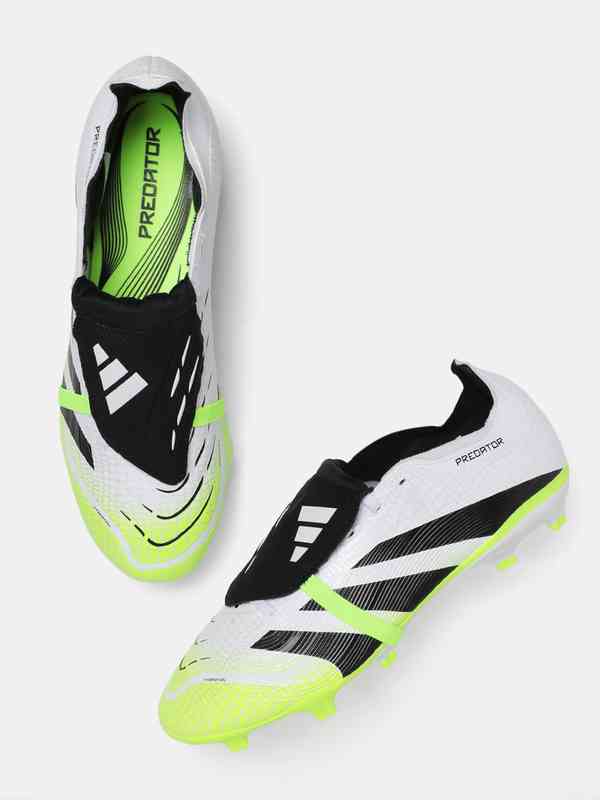 Adidas Predator 184 Fxg J White Football Shoes 3892008.htm - Buy