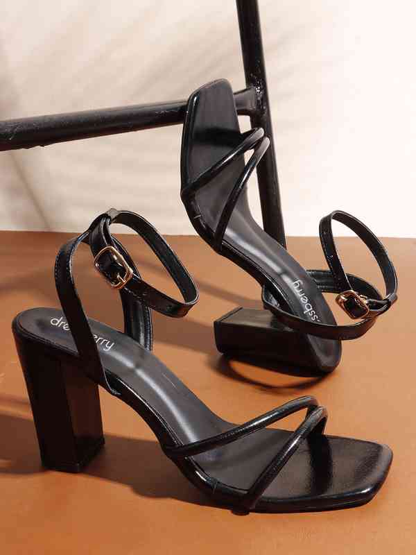 black and white ball dress Comfortable Black Suede Slingback Kitten Heel
