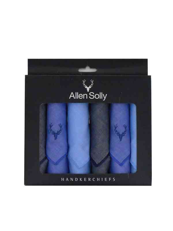 Allen Solly Men's Cotton Rich Handkerchiefs – Pack Of 3 In Beige & Grey | Classic Style For Every Occasion - View #7