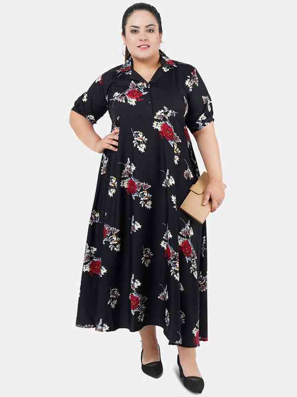 lady in white dress hawaii White Beach Wedding Dress in Hibiscus All Over Print