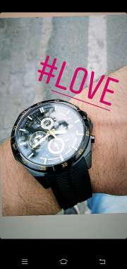 Buy Casio Edifice Men Black Analogue Watch EX385 EFR 556PB 1AVUDF