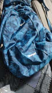 wildcraft men blue graphic backpack