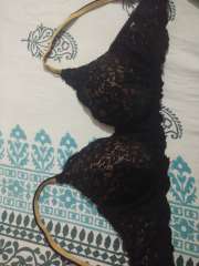 Buy ABELINO Black Floral Lace Push Up Bra Full Coverage Non Wired