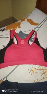Buy Jockey Pink & Black Power Back Active Sports Bra 1380 - Bra for Women  1376768