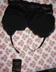 Buy Da Intimo Pink & Black Lace Underwired Lightly Padded Styled Back Jewel  Bra DI1096 - Bra for Women 7784492