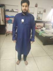 Navy blue pathani suit sales