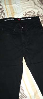 Red tape black jeans top