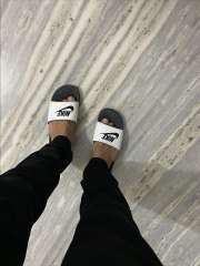 Nike benassi off white sales
