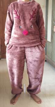 Fur night deals suit for winter