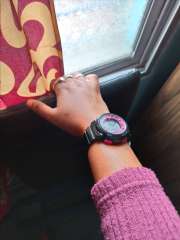 Buy Sonata Ocean Series Women Black Digital Watch 87016PP01