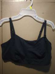 Enamor Women Black Cami Cotton Bra Non-Padded Non Wired With Detachable  Straps