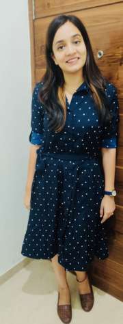 myntra polka dot dress