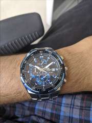 Buy Casio Edifice Men Silver Analogue Watches EX190 EFR 539D
