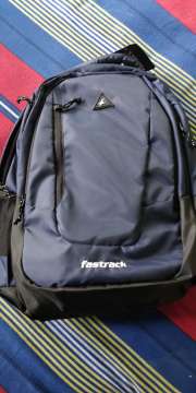 Buy Fastrack Unisex Navy Blue Solid Backpack Backpacks for