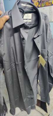 Grey party wear shirt online