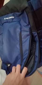 Buy Fastrack Unisex Navy Blue Solid Backpack Backpacks for