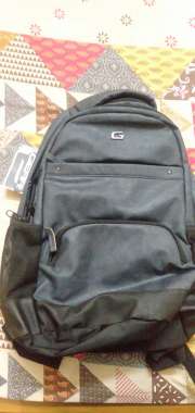 Buy Gear Unisex Blue Vintage 2 Faux Leather Solid Laptop Backpack