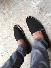 Buy WROGN Men Black Espadrilles Casual Shoes for Men 10156769