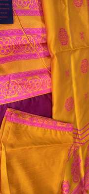 Buy Jaipur Kurti Women Magenta Mustard Yellow Yoke Design Kurta With Trousers Dupatta Kurta Sets For Women 7547376 Myntra Warm grays with a pop of golden yellow is a combination you'll see sometimes in interior design and home décor contexts. jaipur kurti women magenta mustard yellow yoke design kurta with trousers dupatta