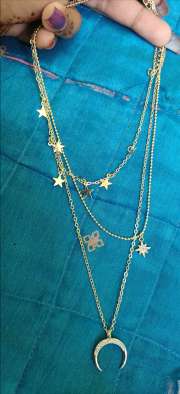 Buy Jewels Galaxy Gold Plated Layered Necklace - Necklace And Chains for  Women 11707728