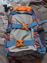 Buy Wildcraft Unisex Grey Blue Buckler Patterned Laptop Backpack