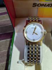 Buy Sonata Pair Men White Analogue Watch Gift Set NL71178137BM01