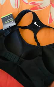 Buy Nike Women Black ALPHA Solid Sports Bra AJ0844 - Bra for Women 7446718