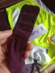Buy DressBerry Move Burgundy & Black Solid Non Wired Lightly