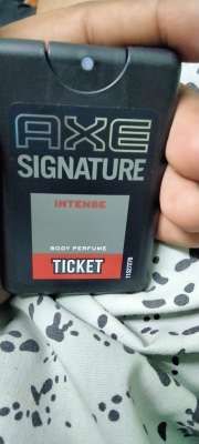 Axe signature hotsell intense ticket perfume