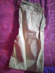 GO COLORS Women's Regular Fit Cotton Pant (8905344044227_Light Beige_2XL) :  : Fashion