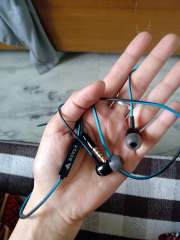 Buy BOULT AUDIO Blue BassBuds Storm X In Ear Wired Earphones