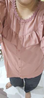 Buy PlusS Mauve Shirt Style Top - Tops for Women 10238605