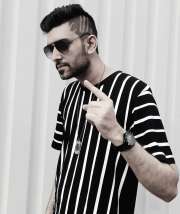 Buy Kook N Keech Men Black Striped Oversized Longline T Shirt - Tshirts for  Men 2388250