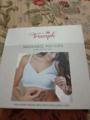 Buy Triumph Mamabel Wireless Non Padded Comfortable Support Cotton Maternity  Bra - Nude Online