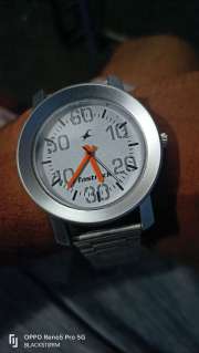 Buy Fastrack Men Silver Toned Dial Watch 3121SM01 Watches for