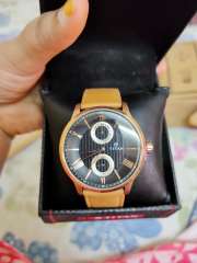 Buy Titan Men Black Leather Analogue Watch 90100WL02 Watches for
