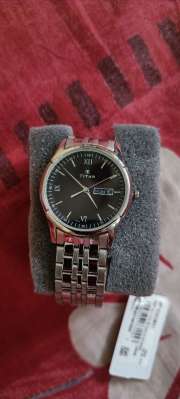 Buy Titan Men Black Dial Watch 1636SM01 Watches for Men 258006