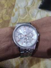 Buy Titan Men Silver Toned Analogue Watch NK1734SM01 Watches for