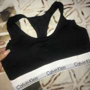 Buy Calvin Klein Underwear Black Solid Non Wired Lightly Padded