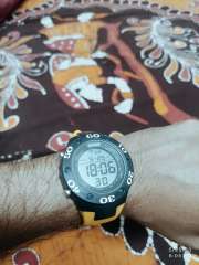 Buy Sonata Ocean Series Men Yellow Digital Watch 77035PP03