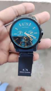 Buy Armani Exchange Men Black Dial Bracelet Style Straps Analogue