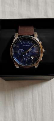 Buy Armani Exchange Men Navy Dial Chronograph Watch AX2501