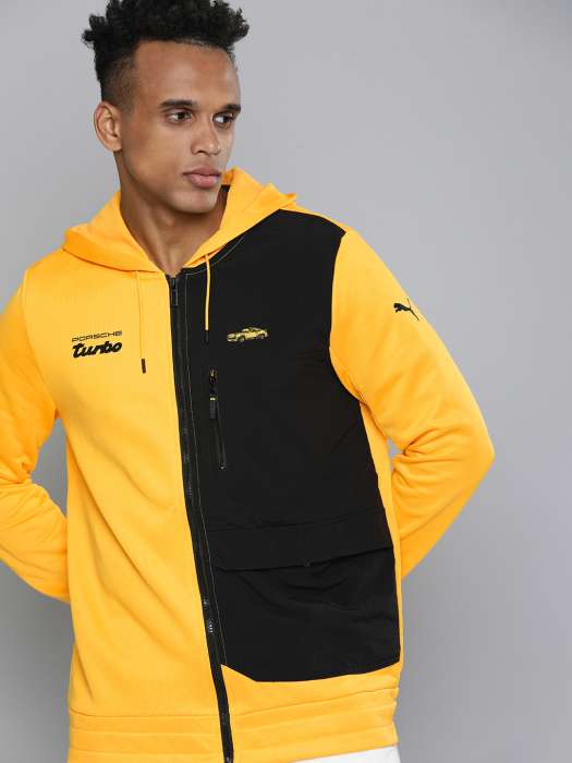 Yellow top sweat jacket