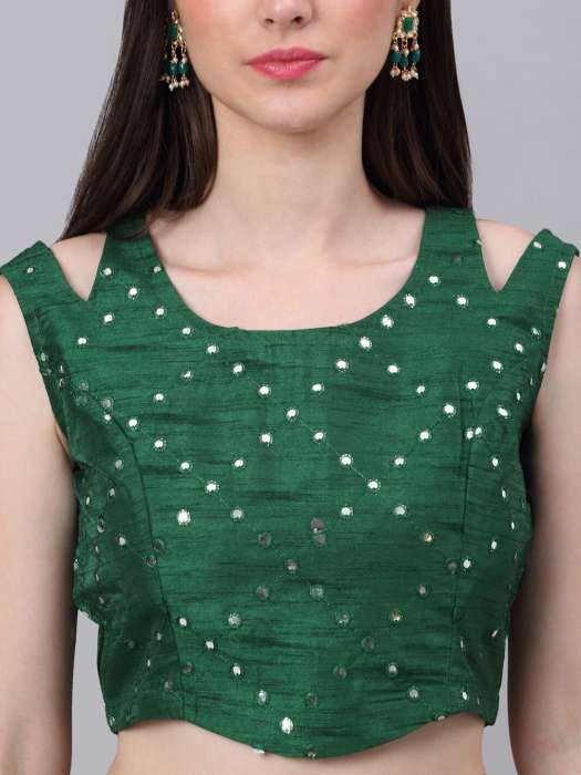 Buy Emerald Green Tops for Women by NEUDIS Online