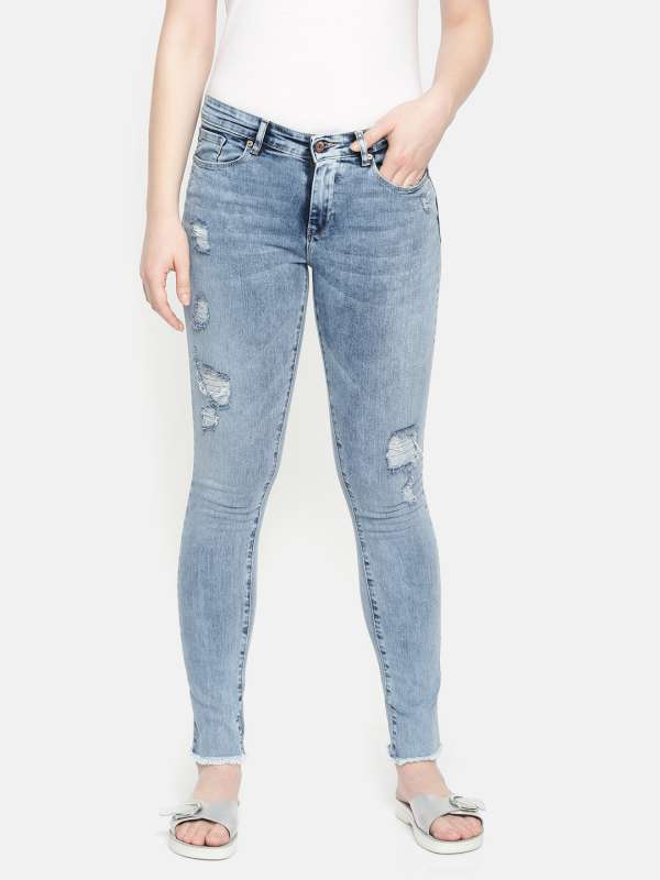 spykar ripped jeans