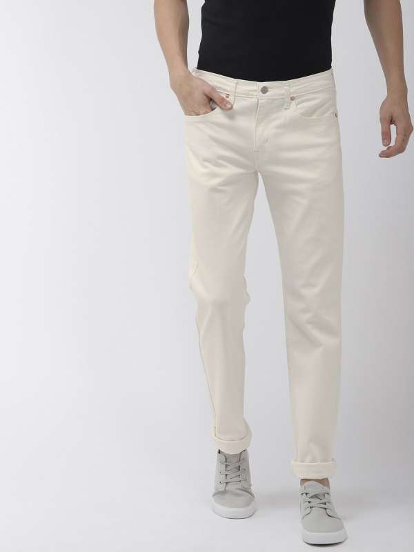 white jeans levis mens