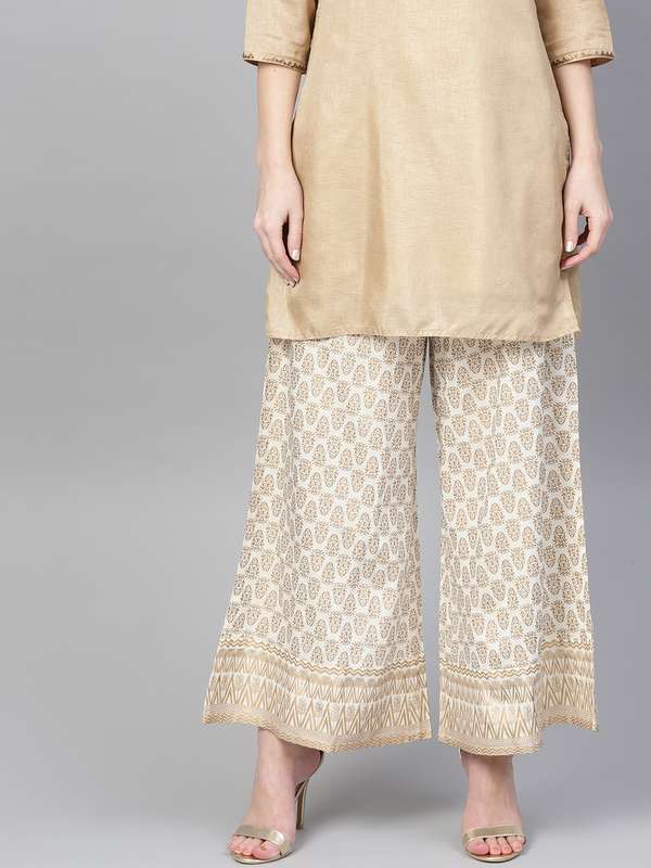 Wide leg pants myntra clearance